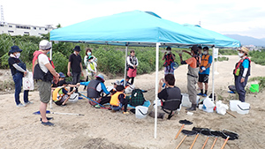 Family Nature Program 2020 石川中流での魚とり観察会②レポート