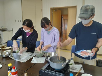 外来種の駆除と試食 