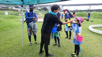 Family Nature Program 2021石川中流での魚とり観察会①