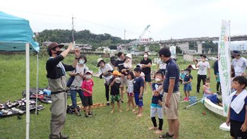 Family Nature Program 2021石川中流での魚とり観察会①