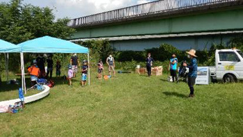 Family Nature Program 2021石川中流での魚とり観察会②