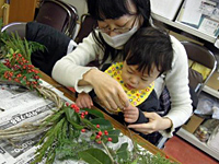 レッツ久宝探検隊「クリスマスリースを作ろう」 レッツ久宝探検隊「クリスマスリースを作ろう」