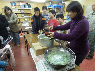 レッツ久宝探検隊「七草がゆを食べよう」2月23日