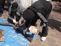 レッツ久宝探検隊「キノコの菌打ち」3月22日 レッツ久宝探検隊「キノコの菌打ち」3月22日