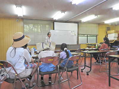 春の野草観察会 と カブトムシの調査（レッツ久宝探検隊）
