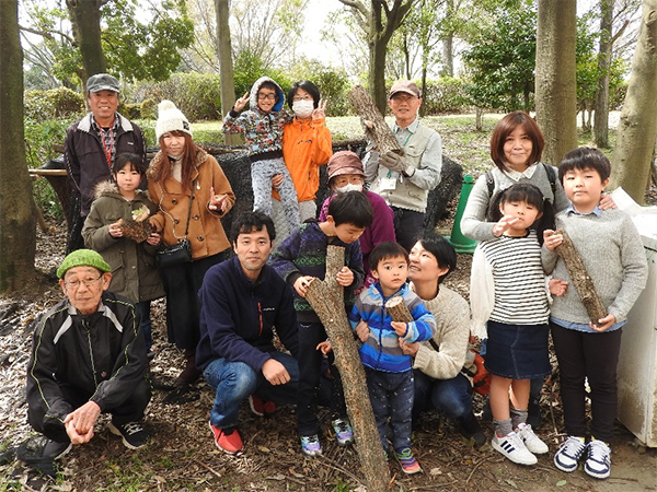 レッツ久宝探検隊「シイタケの菌打ち」3月22日（日）