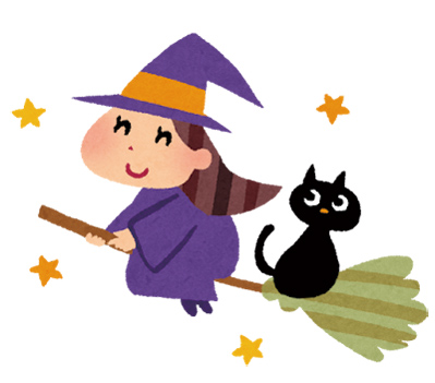 ハロウィンイベント 魔女のイメージイラスト