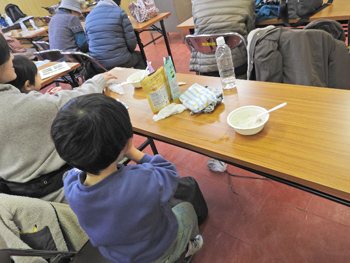 七草粥をみんなで食べました