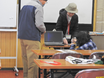 会議室での先生のお話