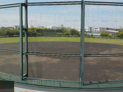 久宝寺緑地野球場がリニューアルしました！