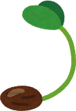 発芽のイラスト