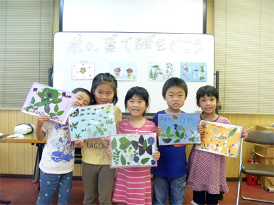 やんちゃクラブQFO「花の絵を作ろう」