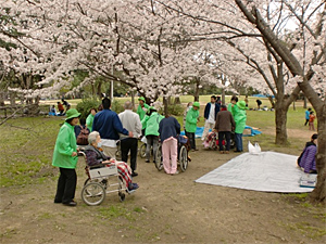 久宝寺ヒーリングガーデナークラブさんの芋堀り活動