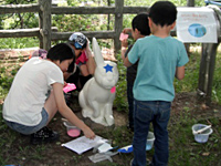 「長野公園のオブジェペイントプロジェクト」レポート