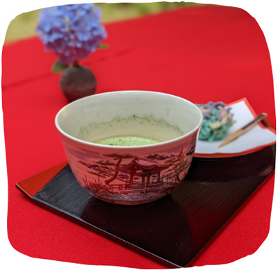 河合寺あじさい茶会　茶会のイメージ画像