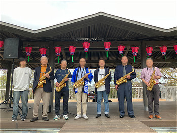 サックス演奏されたみなさん