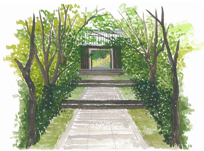 延命寺山門イラスト