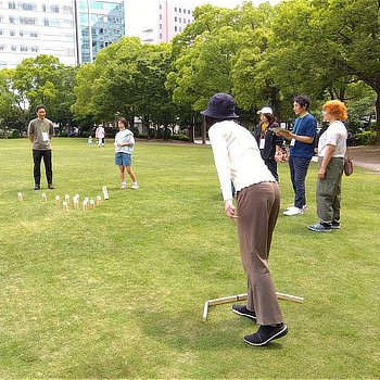 モルック大会の模様