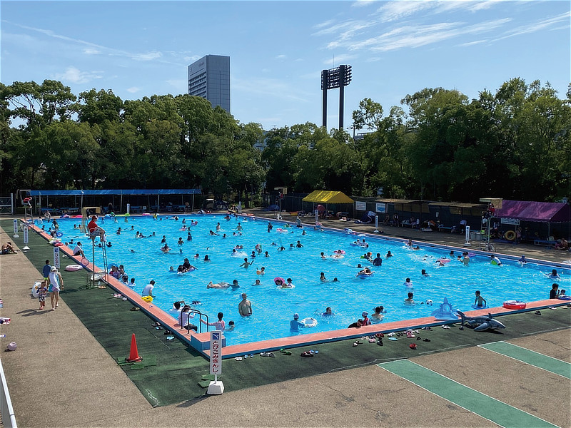 住之江公園のプ-ル