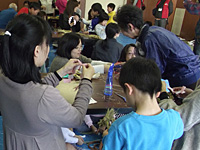 親子しめ縄づくり(住吉公園) 親子しめ縄づくり(住吉公園)