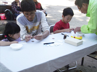 大阪府営住吉公園「楽しい自然工作」