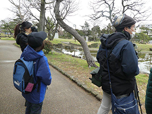 「住吉公園バードウオッチング」野鳥観察会