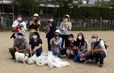 わんわんおさんぽ塾 in 住吉公園