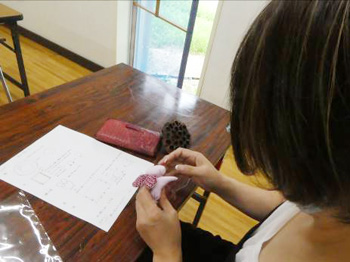 「ハスの実クラフト（お月見）」レポート