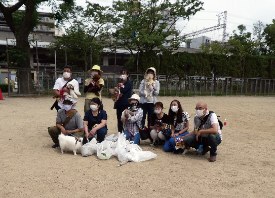 わんわんおさんぽ塾 in 住吉公園