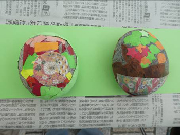 完成した作品