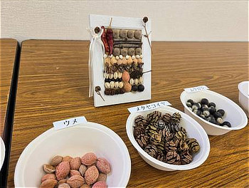 種の額の完成品と各種材料