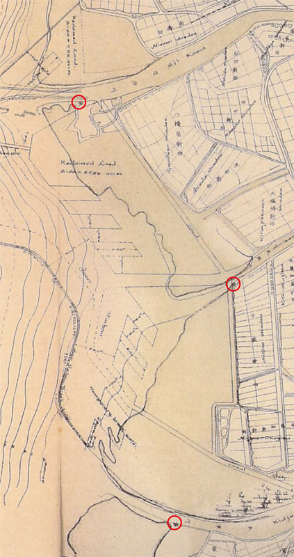 『大阪築港誌図譜』大阪市築港事務所、明治39年（1906）発行の付録地図