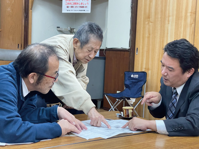 西山脩さんとのヒアリングの様子